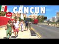 Walking Around Cancun Hotel Zone | Cancun, Mexico 🇲🇽【4K】