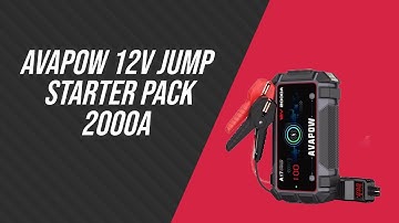 Avapow 12V Lithium Jump Starter Review