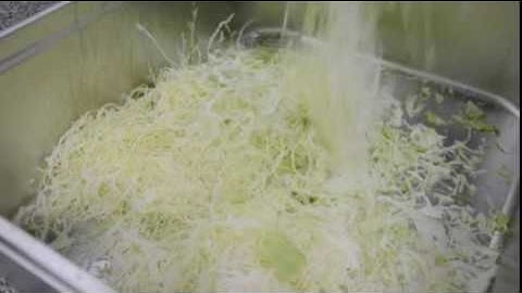 Kohl schneiden in  Streifen mit CAP 68