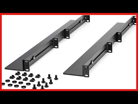 StarTech.com Guide per rack server 1U da 19 pollici - Profondità regolabile da 24 a 36 pollici - Rack universale a 4 montanti
