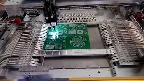 SMALLSMT VP-2500HP working video using new servo motors