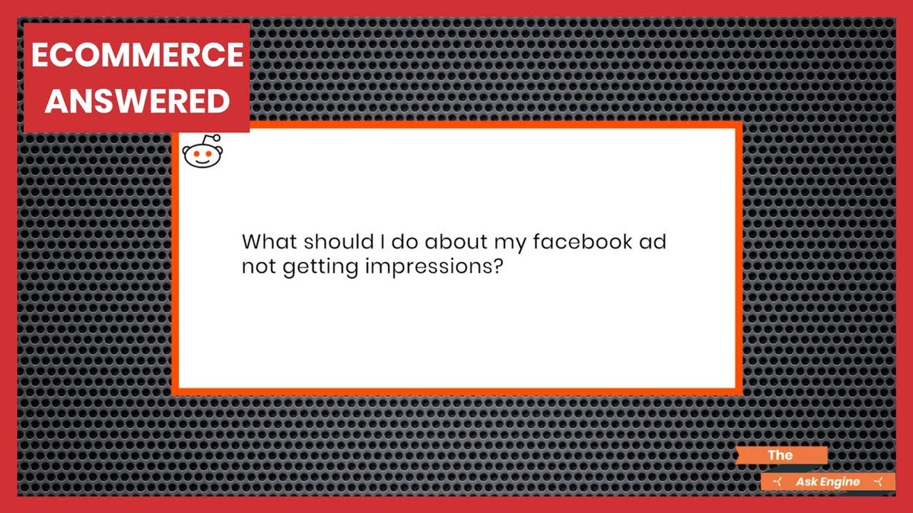 WHY IS MY FACEBOOK AD NOT GETTING IMPRESSIONS?!?! YouTube