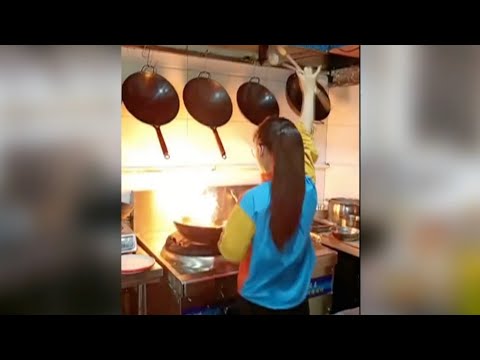 10-year-old girl goes viral for amazing cooking skills