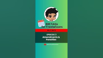 BIR FAQ EP3: AMENDMENTS & PENALTIES  #1701q #1701a #birfiling