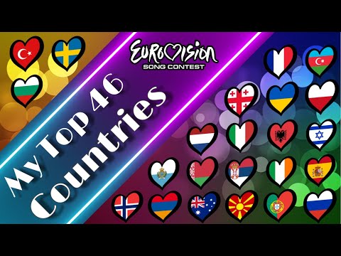 EUROVISION : My Top 46 Countries ( 2010 - 2019 )