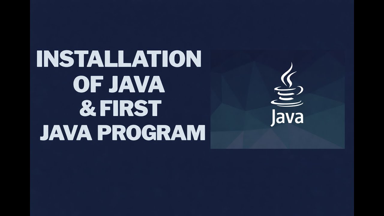 How to Install Java and Run First Program | Java Tutorial for Beginners