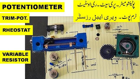 {481} Potentiometer, Variable Resistance, Rheostat,Trim-Pot, Preset