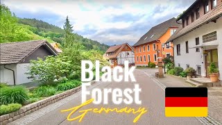Driving in Germany in the Black Forest in May 2023 from Fußbach to Furtwangen