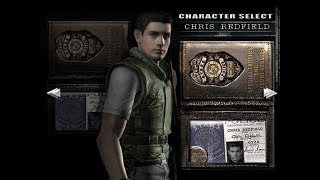 Resident Evil Remake Chris Redfield Cutscenes (Game Movie) 1998/2015