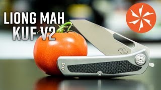 New Liong Mah Designs KUF V2 Kitchen and EDC Folding Knives available at KnifeCenter.com