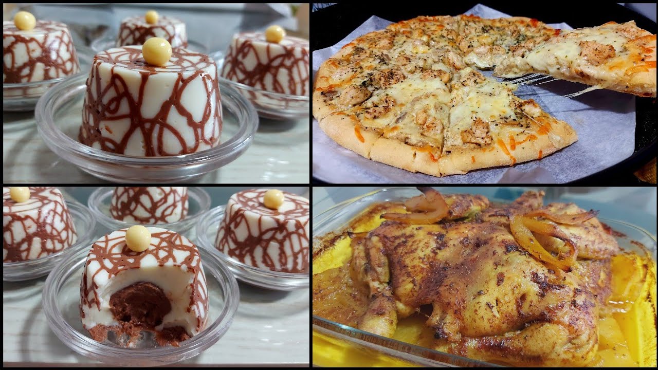 قيديهم لرمضان👌تحلية إقتصادية بمنظر راقي😋دجاجة بالياغورت فالفرن معلكة ولديدة🥰بيتزا سريعة التحضير💪