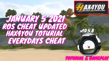 ROS CHEAT UPDATED JANUARY 5 2021 HAX4YOU v10.5.8 TOTURIAL [∆EVERYDAYS CHEAT∆]
