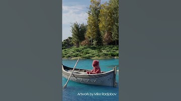 #Shorts Create Wonderful Landscape Scenes with @blenderkit !