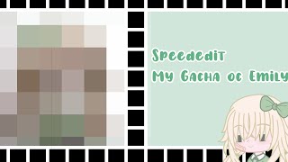 Speededit my Gacha oc (read description)