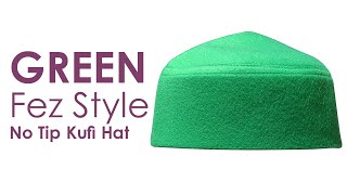 Download Lagu TheKufi® Handmade Pointed Top Green Faux Felt Kufi MP3