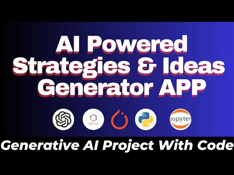 AI Powered Business Ideas & Strategies Generator | LangChain + Google Gemini | Build Profitable Apps