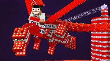 Minecraft, But The World is TNT || Minecraft Mods || Minecraft gameplay