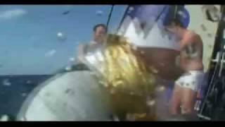 Volvo Ocean Race 2008-09: Equator ritual onboard Delta Lloyd
