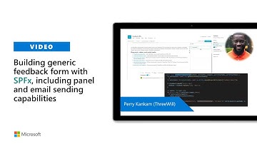 Building generic feedback form with SPFx, with panel and email sending capabilities