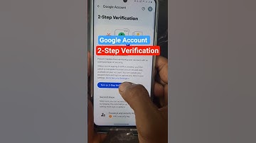 how to enable two step verification in google account #google #shorts #gmail