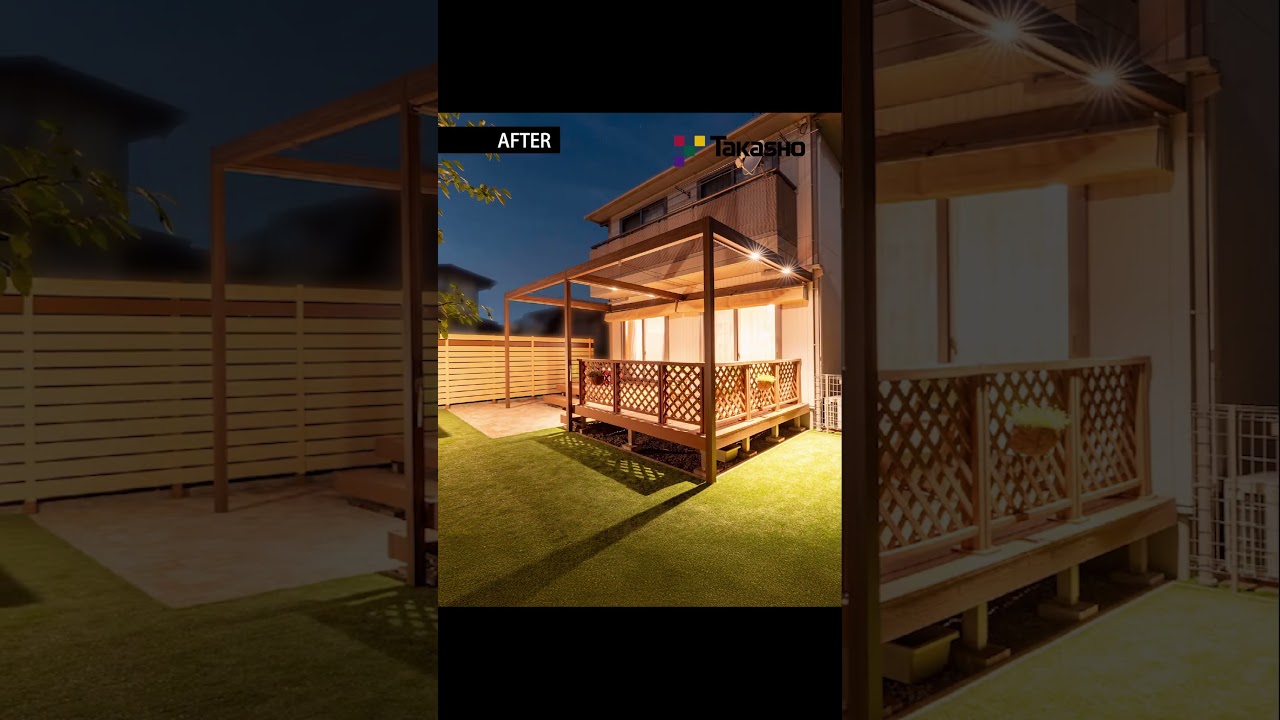 お庭のリフォームBefore＆After #Shorts