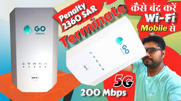 How to OFF Go Telecom 5G WiFi | Termination 5G Postpaid Router | Go Telecom AirFiber OFF with Mobile