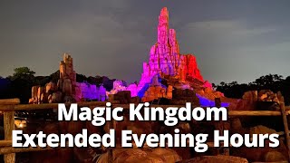 Magic Kingdom Extended Evening Hours | How Many Rides Can We Do In 2 Hours?!