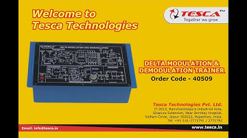 Delta Modulation & Demodulation Trainer || Tesca 40509