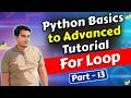 For Loop in Python | Python Basics to Advanced Part 13 | In Hindi 2026 #13