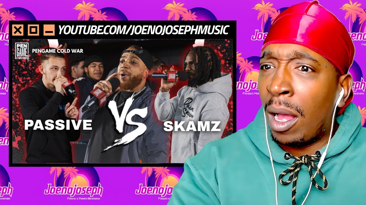 PASSIVE vs SKAMZ | PenGame Rap Battle 2025 (AMERICAN REACTS)