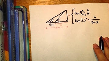 Trigonometry Applications - Angle of Elevation