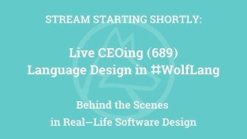 Live CEOing Ep 689: Language Design in Wolfram Language [Ontologies]