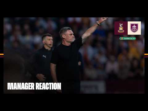 MANAGER REACTION: Alexander on Burnley win