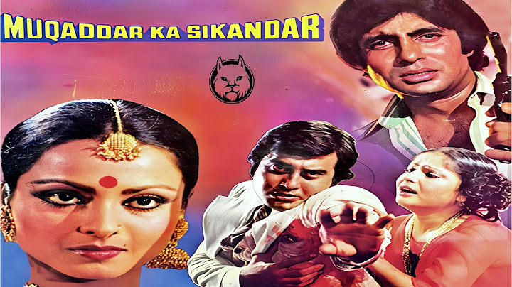 𝐌𝐮𝐪𝐚𝐝𝐝𝐚𝐫 𝐊𝐚 𝐒𝐢𝐤𝐚𝐧𝐝𝐚𝐫 𝟏𝟗𝟕𝟖 | Full Movie | Amitabh Bachchan | Vinod Khanna | Rekha | Raakhee | MMHD