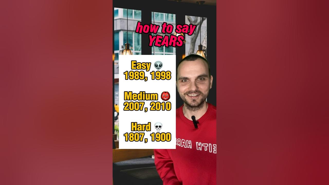 How To Say Years In English english ingles englishteacher how-to-say-years-in-english-practice-i-american-english-for-adult