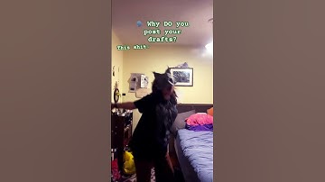 This is why i post drafts 😭😭 | #therian #otherhearted #draft  #skit #funny #dance #fyp #viral #cat