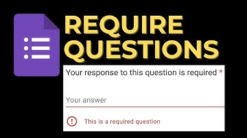 ❗Easily Make Questions Required on Google Forms