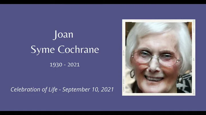 Celebration of Life - Joan Cochrane - September 10...