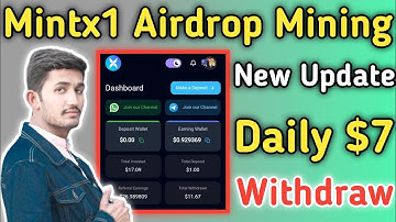 Mintx1 Airdrop Mining App | Mintx1 Daily $7 Update Withdraw | Mintx1 Claim Airdrop Crypto 2025