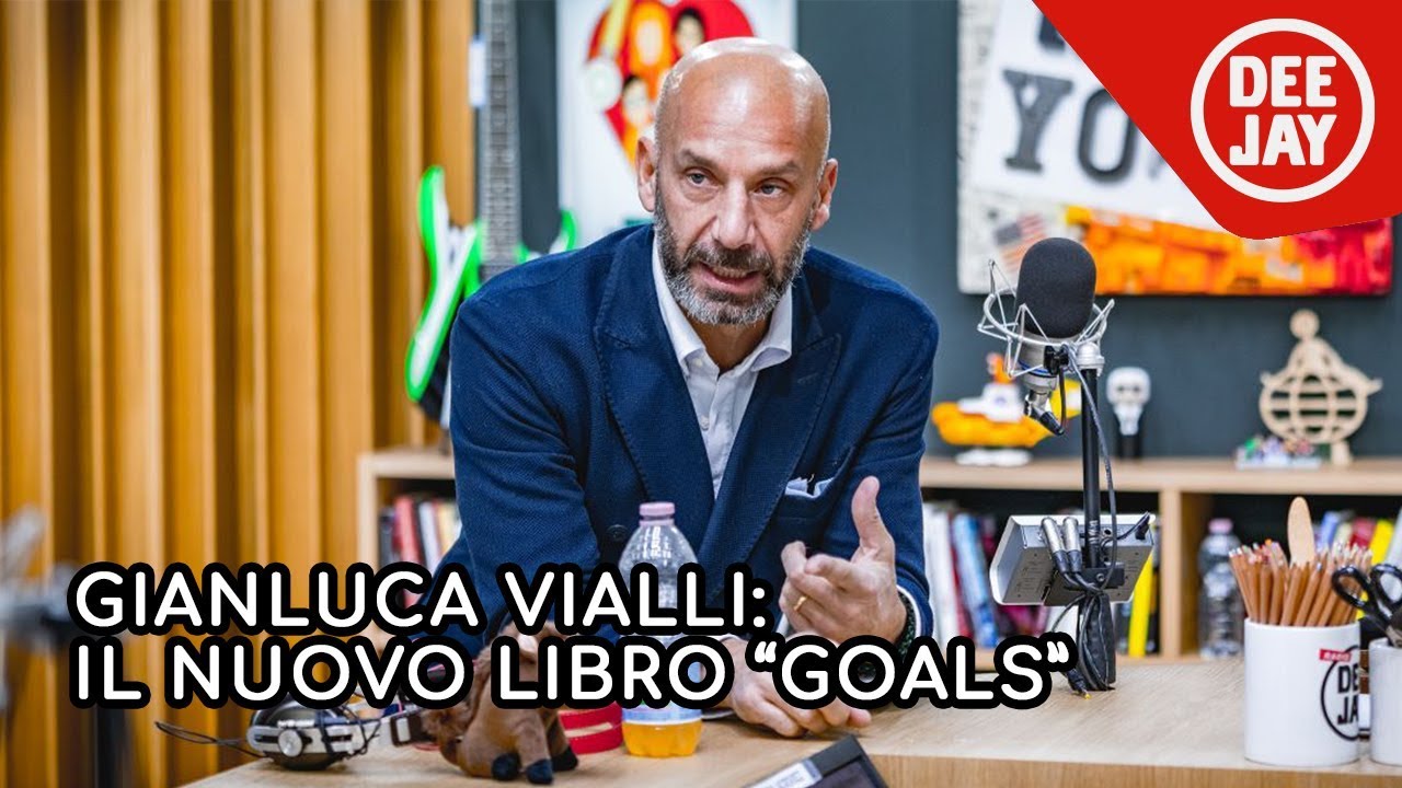 Gianluca Vialli presenta il suo nuovo libro Goals a Radio Deejay 