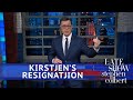 Stephen Colbert farewells former homeland security head Kirstjen Nielsen, kinda