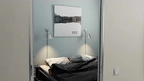 Scandinavian apartment walkthrough animation made in Unreal Engine 4