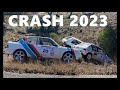 Bestof crash rallye rally 2023  crash action show fail