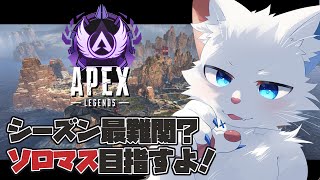 【Apex】S20ソロマスターチャレンジ10日目【旅猫シロ/ケモノVtuber】