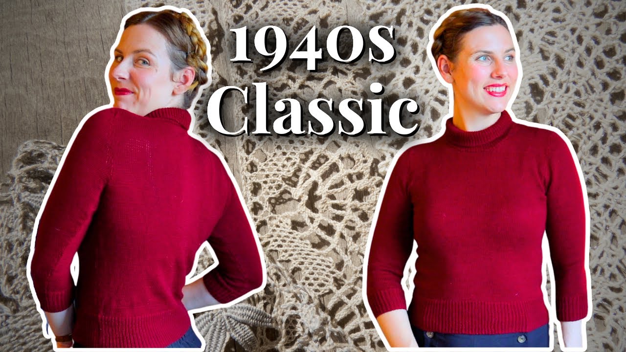 How To Knit A Vintage Capsule Wardrobe || 4 knits = 7
