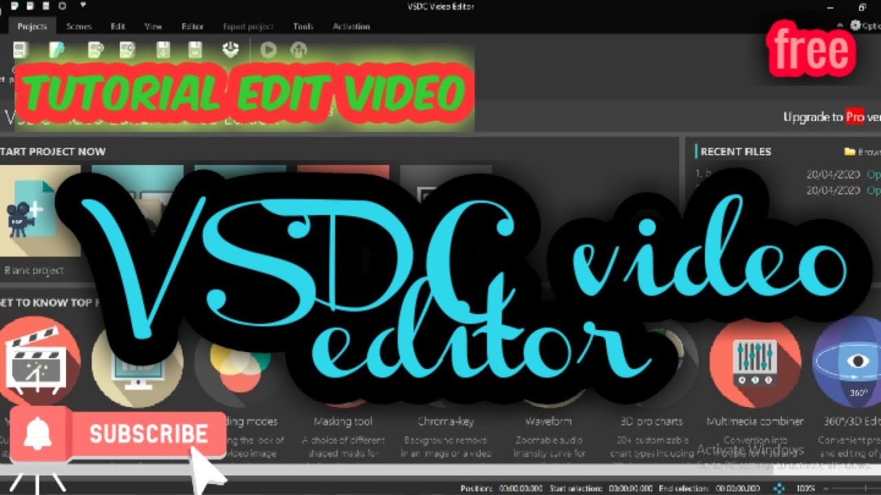 how to add text on vsdc video editor manual