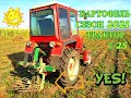 КОПАЕМ КАРТОФЕЛЬ ТРАКТОРОМ Т-25,СЕЗОН 2021/DIGGING POTATOES WITH T-25 TRACTOR, SEASON 2021