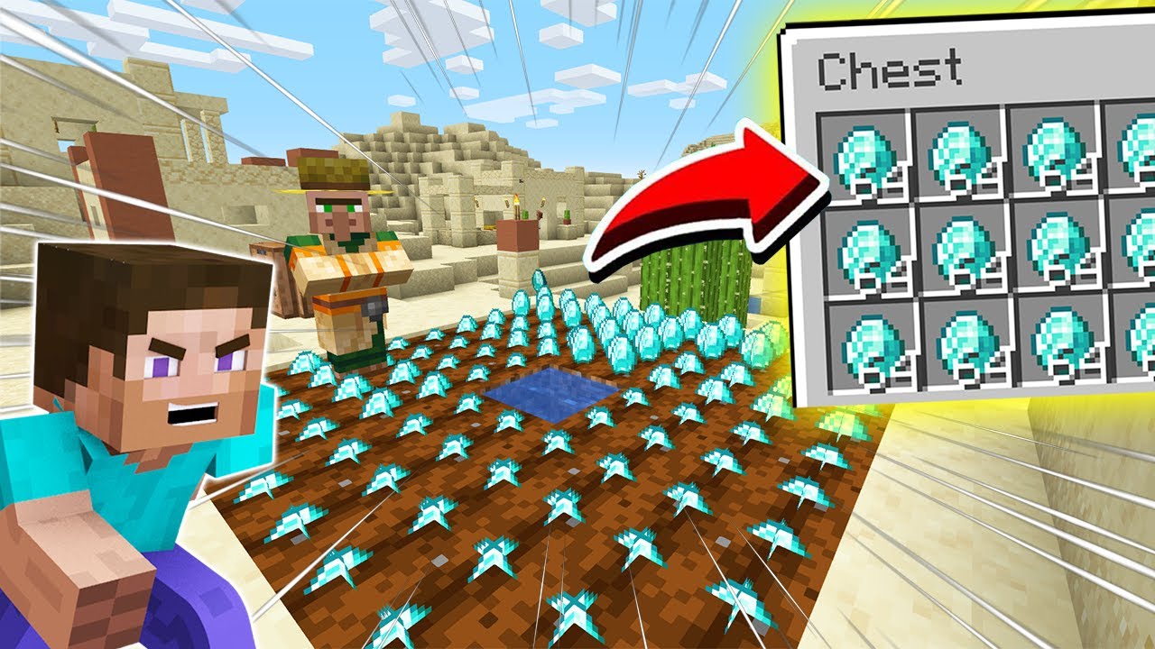 UNLIMITED DIAMONDS FARMING in Minecraft