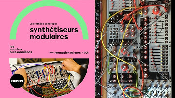 Système Verbos Electronics - Formation Synthétiseurs Modulaire Escales Buissonnières