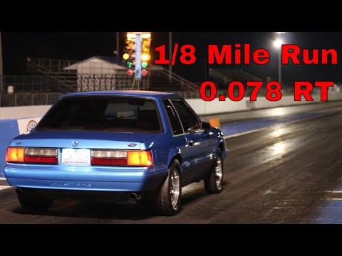 1987 Ford Mustang - 1/8 Mile Run